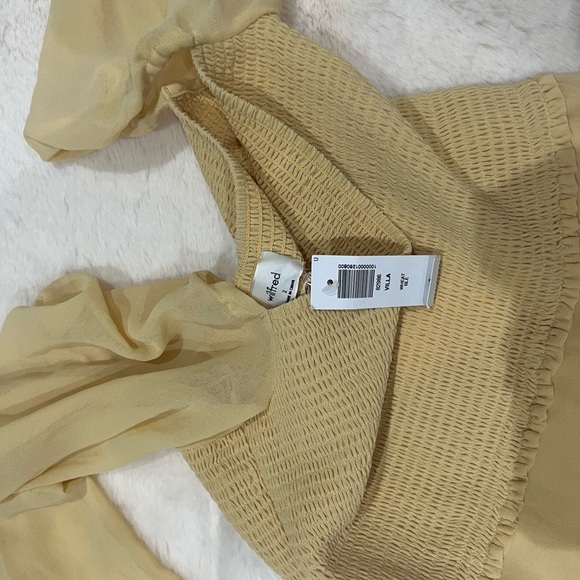 Aritzia Wilfred Villa Dress - Wheat NWT - Picture 7 of 7